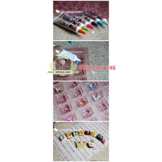 Khuôn nhựa Hàn Quốc - mẫu 26 chữ cái