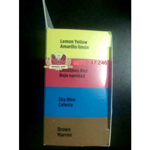 Bộ 4 màu thực phẩm Wilton cơ bản 0.5oz