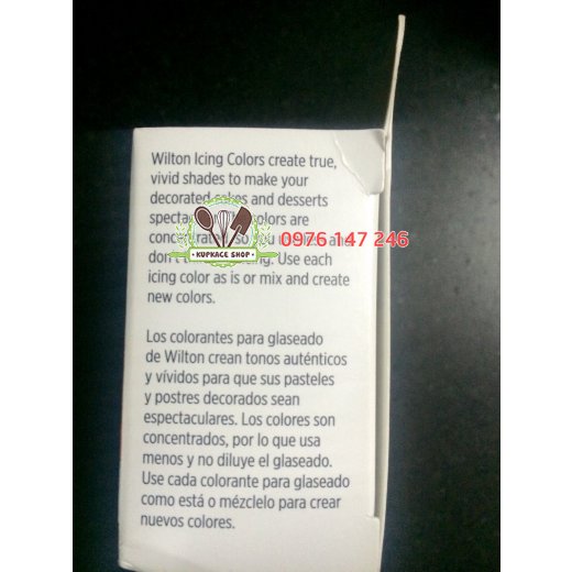 Bộ 4 màu thực phẩm Wilton cơ bản 0.5oz