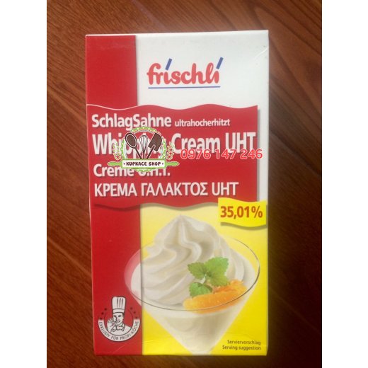 Kem tươi / Whipping Cream 35,01% Frischli