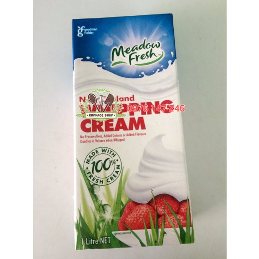 Whipping cream / Kem tươi Meadow Fresh 1L