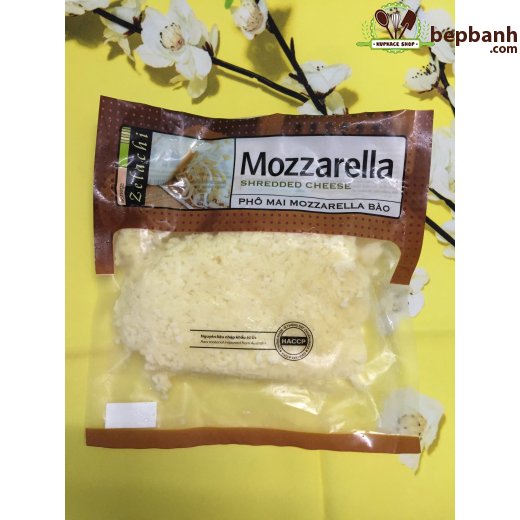 Phô mai mozzarella Zelachi 200gr - Bào