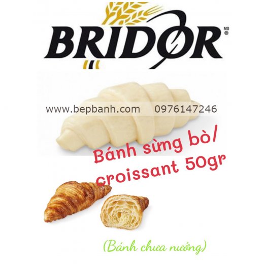 Bánh sừng bò croissant Bridor 50gr