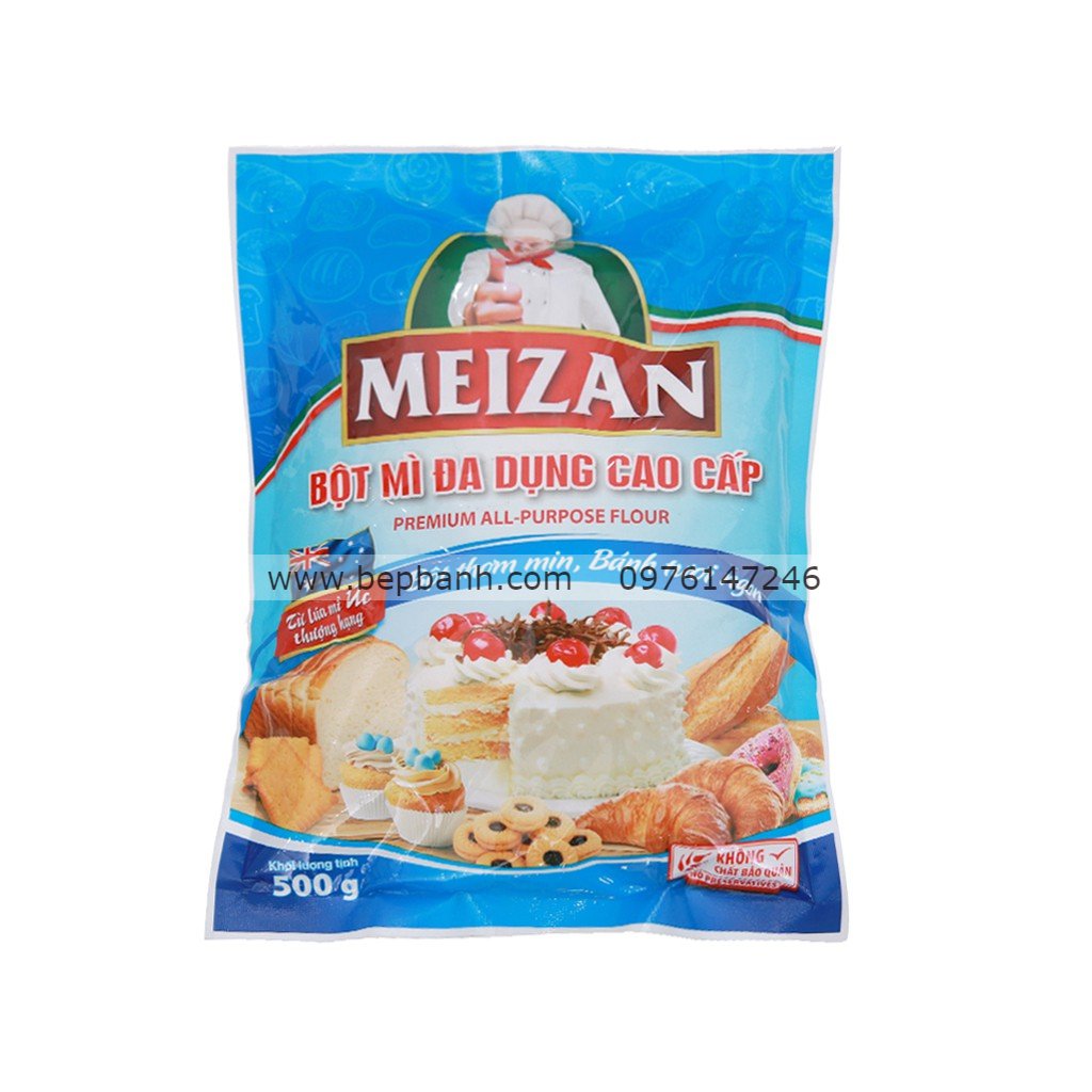 Bột mì đa dụng Meizan gói 500gr