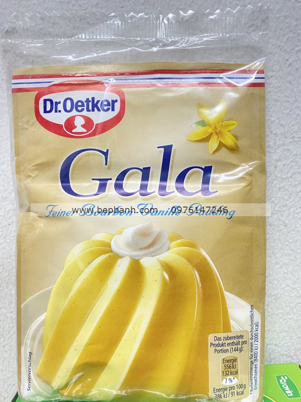 Bột Pudding vani Gala lốc 3 gói