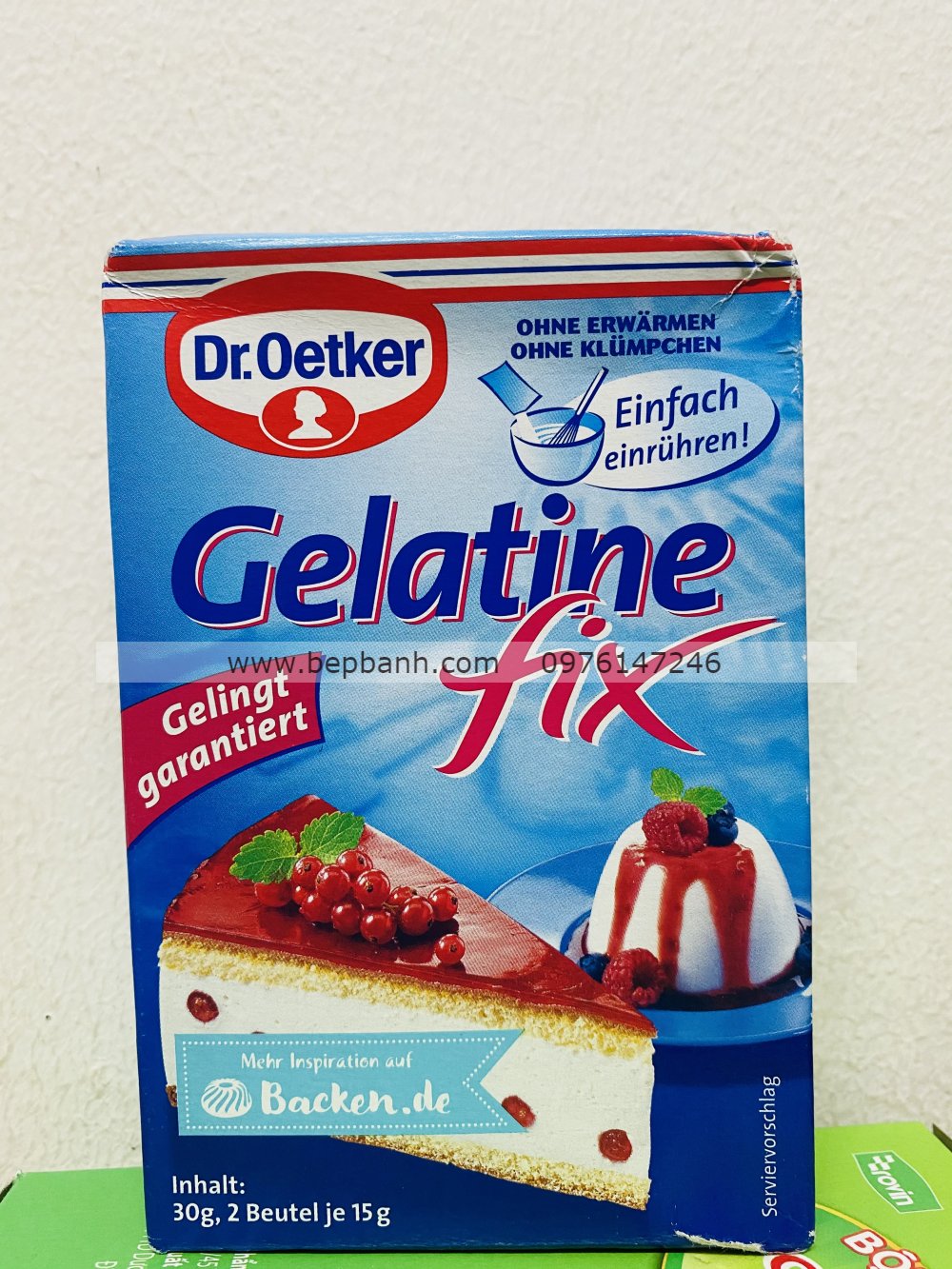 Gelatin bột Dr Oetker hộp 30gr