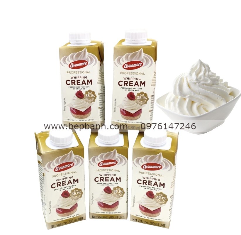 Kem tươi Whipping cream Avonmore 200ml