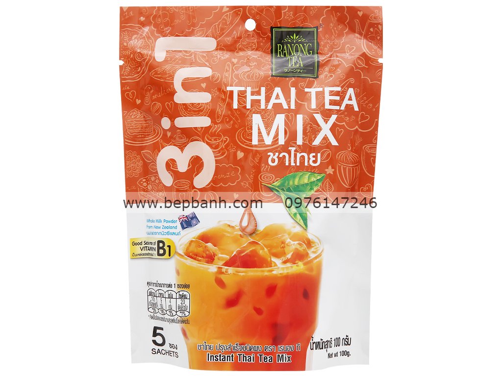 Trà Sữa Thái hòa tan Ranong Tea 100g