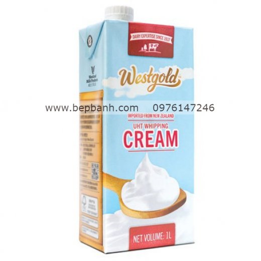 Kem tươi / Whipping cream Westgold 1L