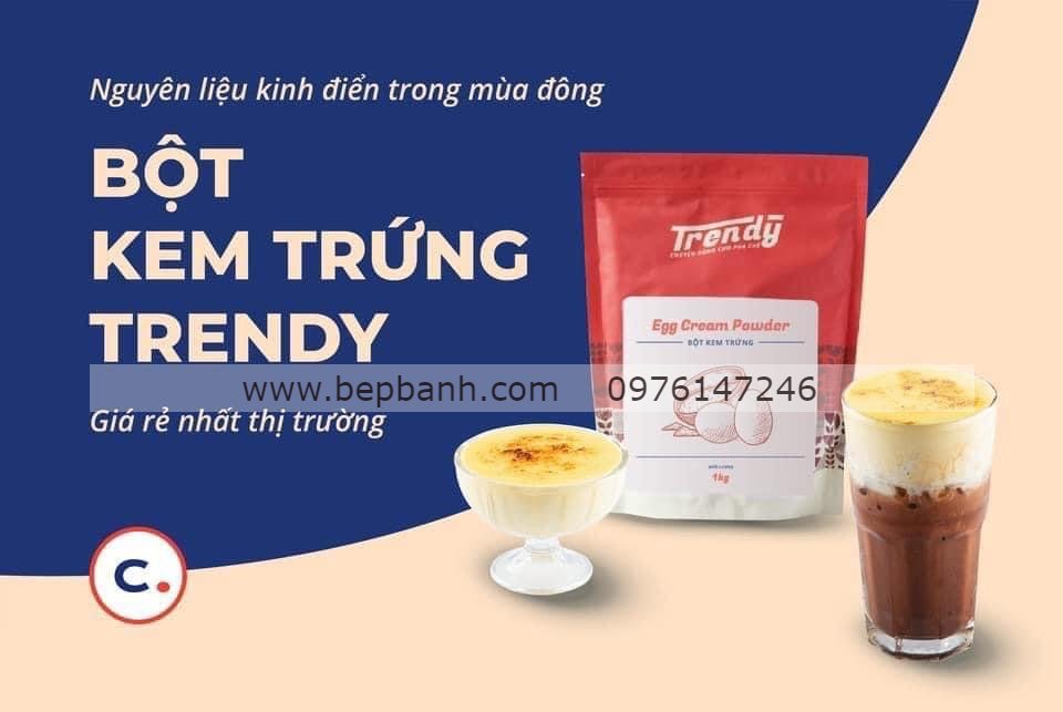 Bột kem trứng Trendy