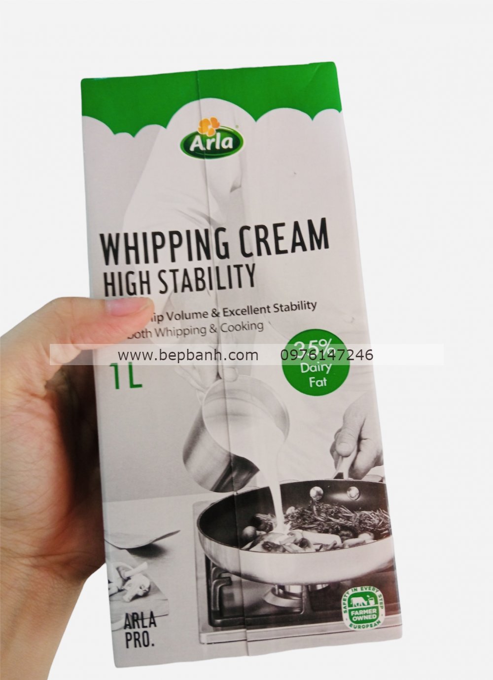 Whipping cream / Kem tươi Arla 1L 