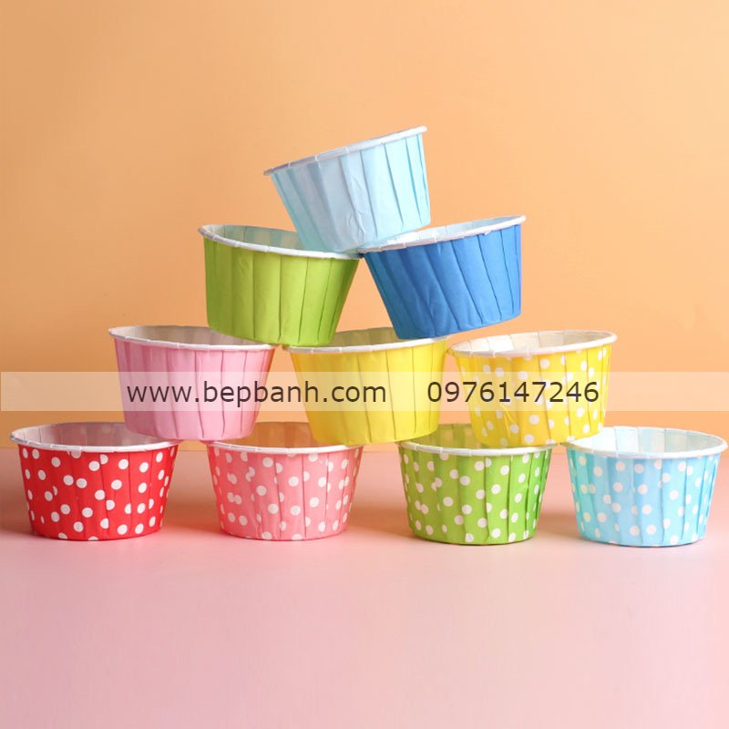 Cup giấy cứng viền cây 100