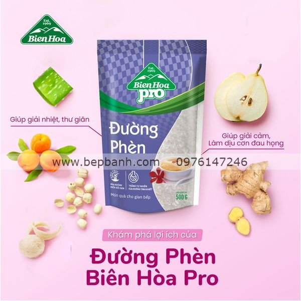 Đường phèn Pro Biên Hòa Pro 500g