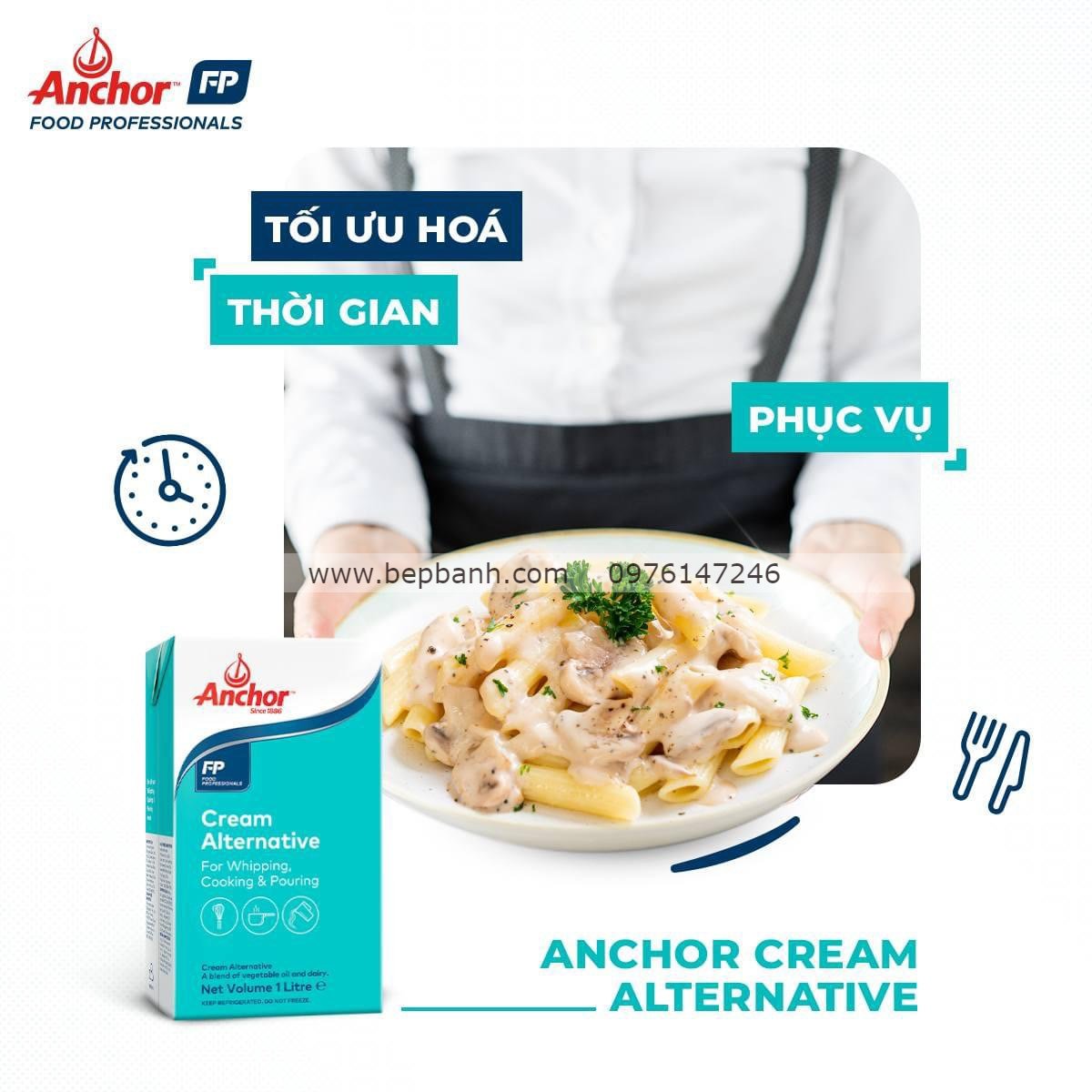 Kem sữa đa dụng Anchor 1L