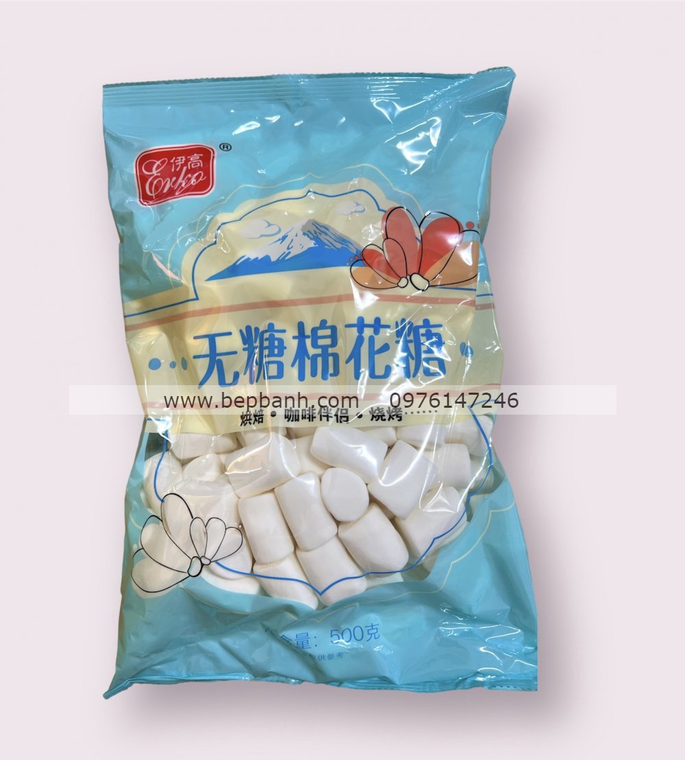 Kẹo Marshmallow Erko không đường 500gr