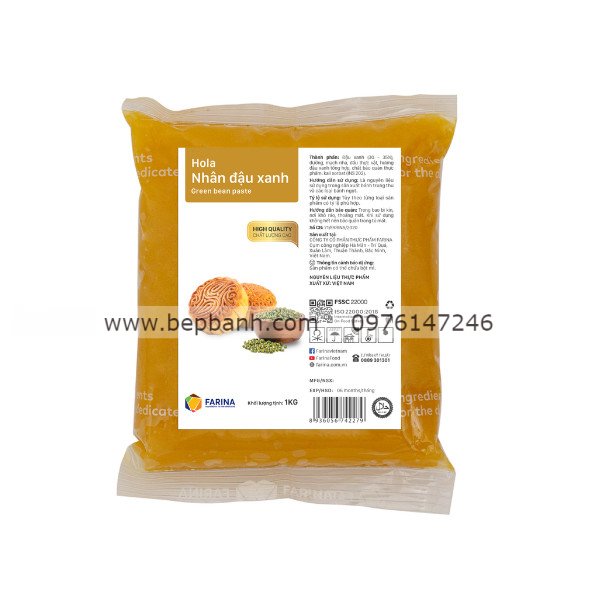 Nhân trung thu sên sẵn Hola Farina 1 kg