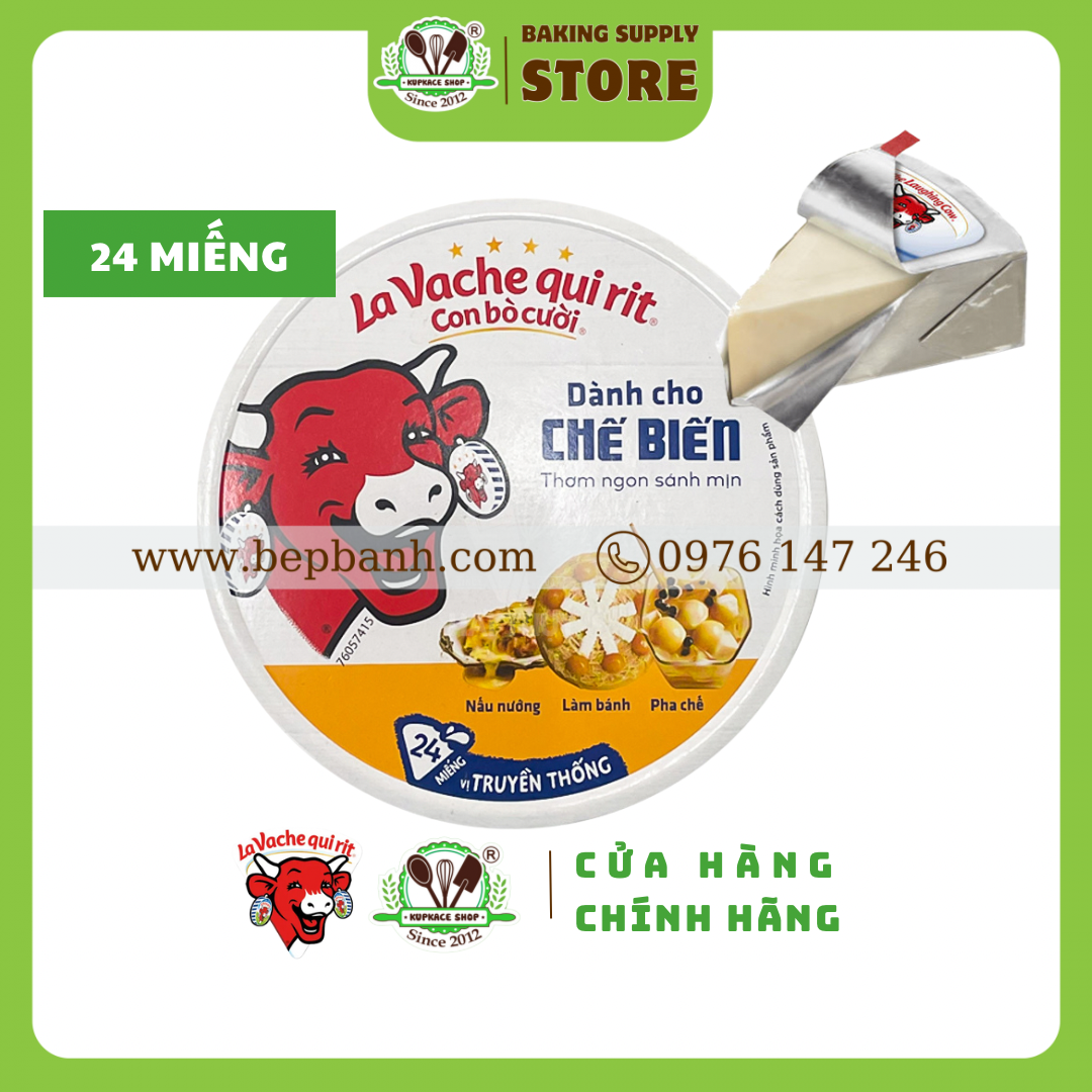 Phô Mai Con Bò Cười chế biến 24 Miếng