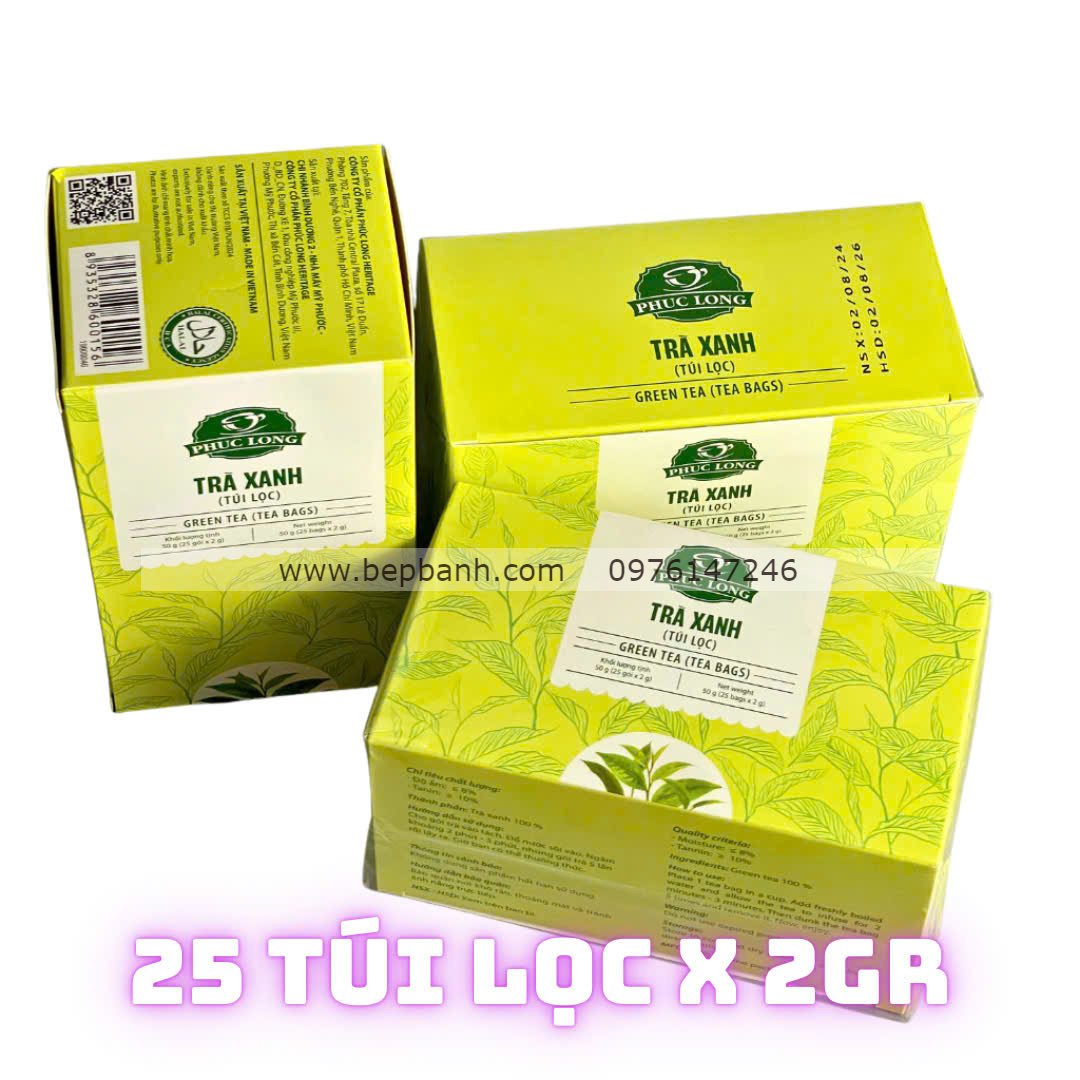 Trà Ô Long Túi Lọc Phúc Long 2gr x 25