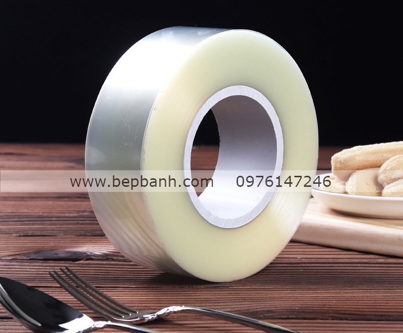 Viền bánh nylon CỨNG cao 6cm cuộn 50m