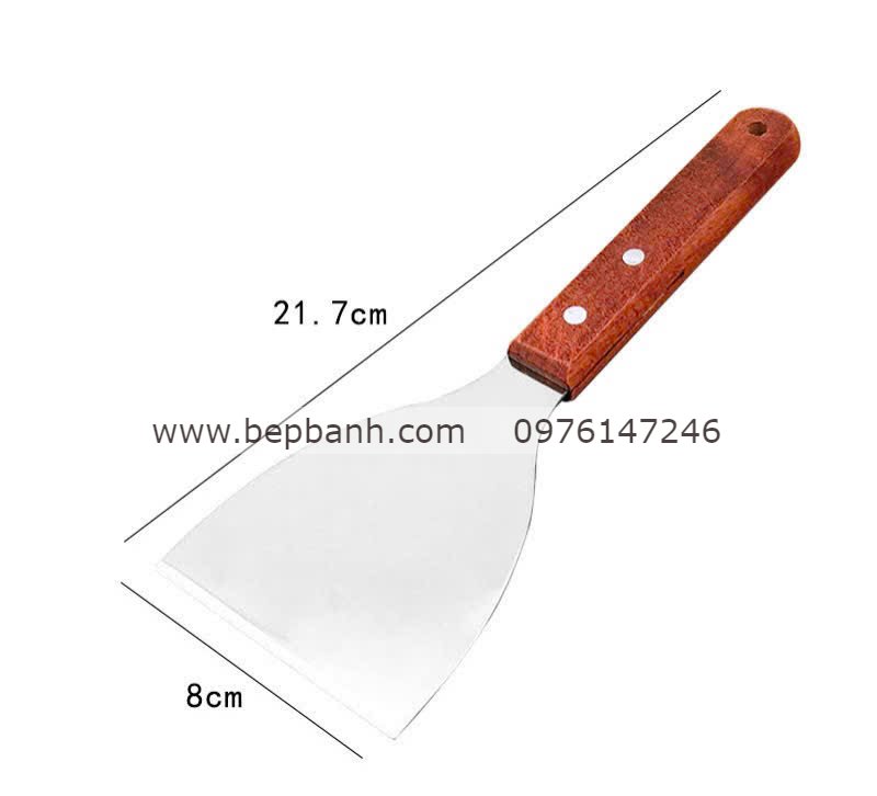 Xẻng trộn cán gỗ 8cm