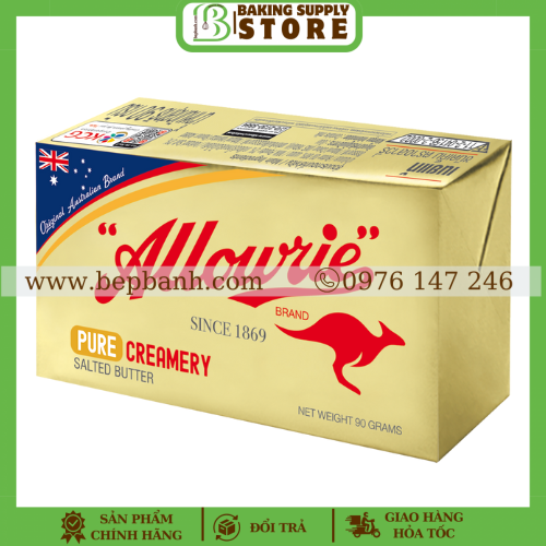 Bơ mặn Allowrie 90g
