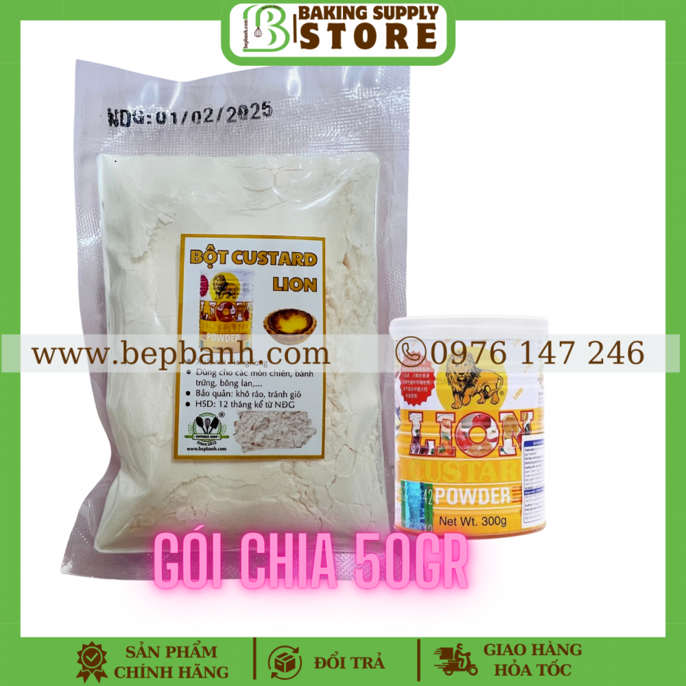 Bột custard Lion 50gr