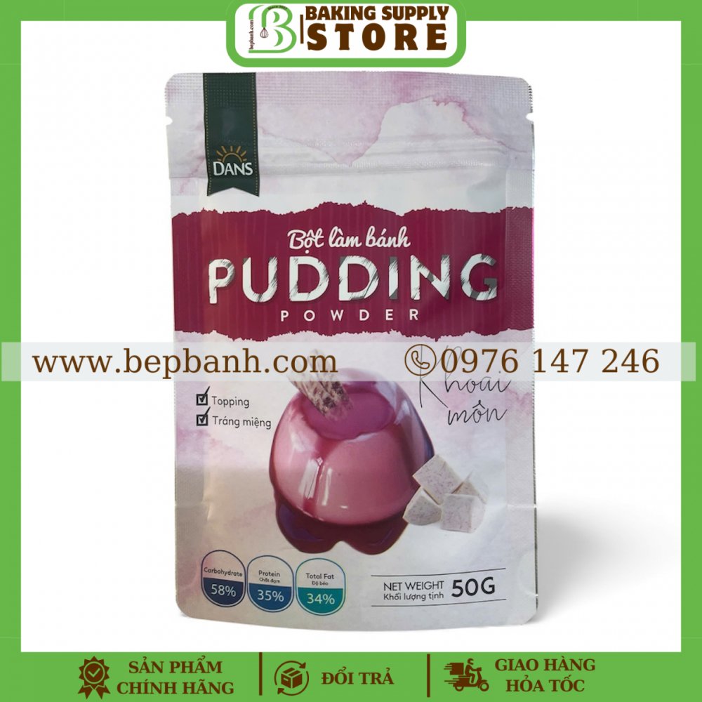 Bột pudding DANS 50g - Khoai môn