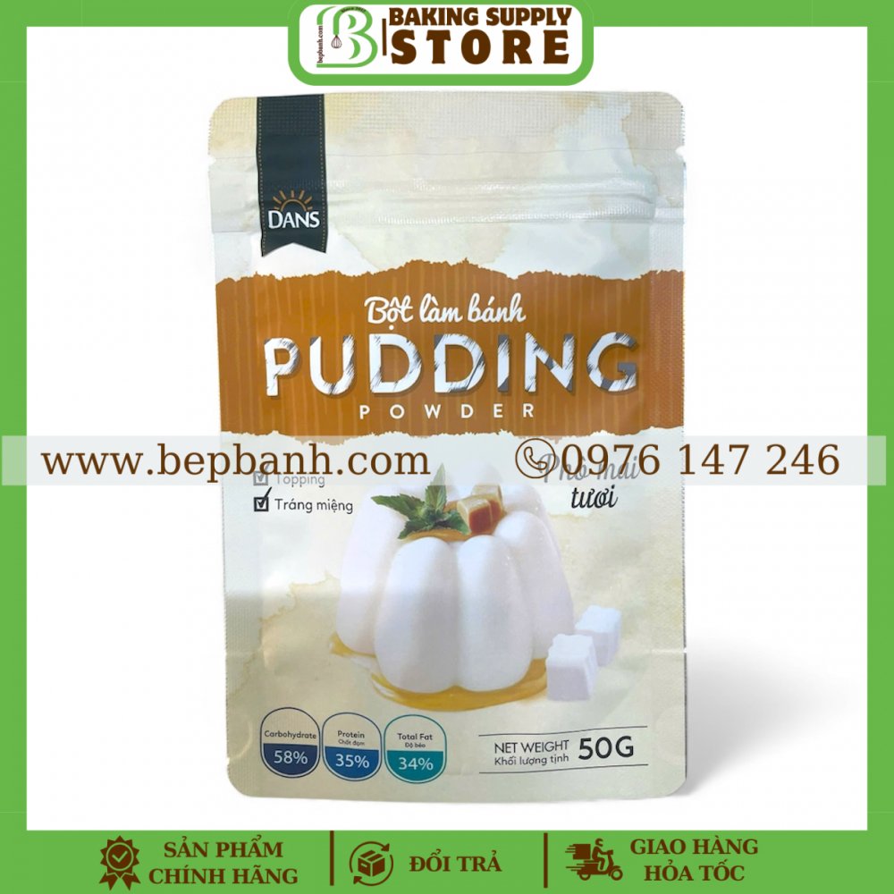 Bột pudding DANS 50g - Phô mai