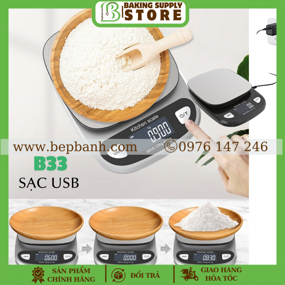 Cân điện tử B33 SẠC