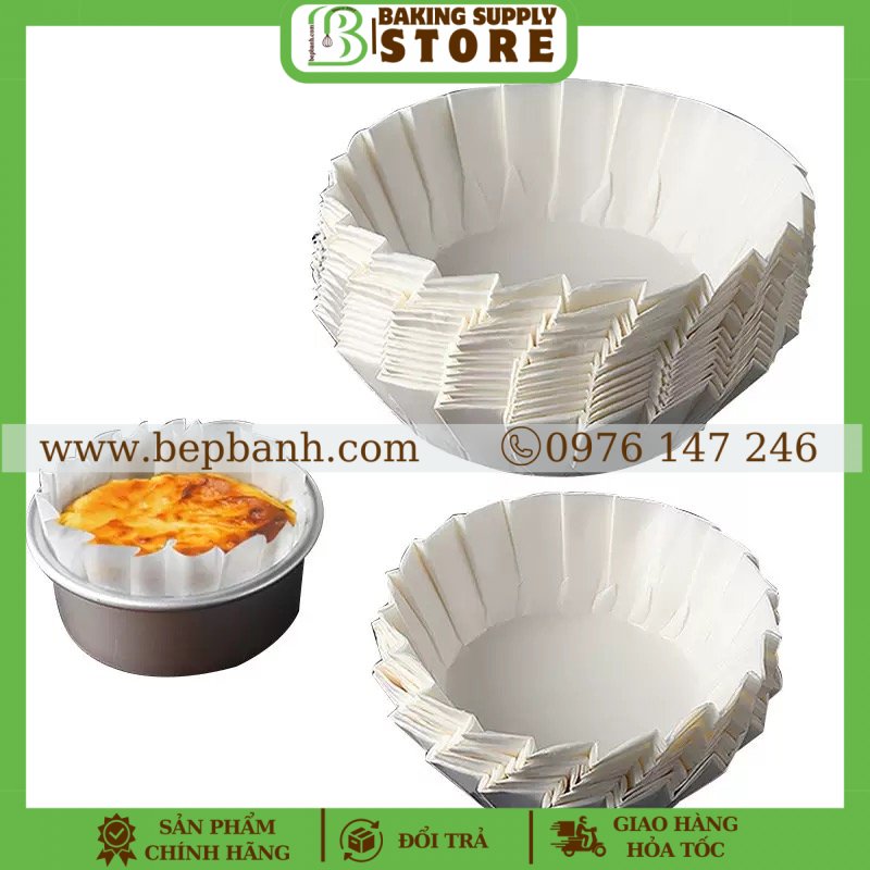 Giấy nướng bánh xếp li 50c