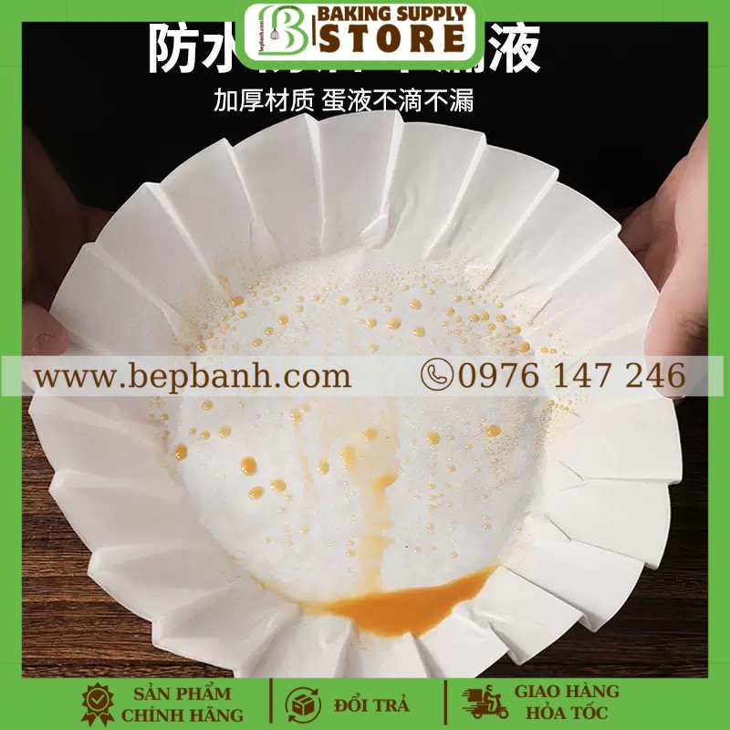 Giấy nướng bánh xếp li 50c