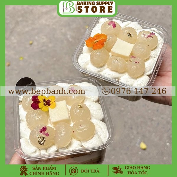 Hộp nhựa vuông JLH10-6 400ml