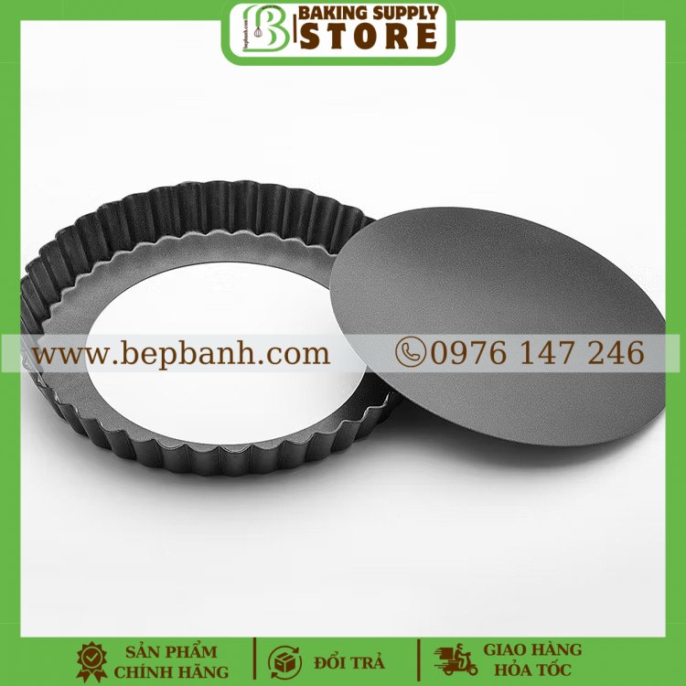 Khuôn bánh tart đáy rời M160 đen