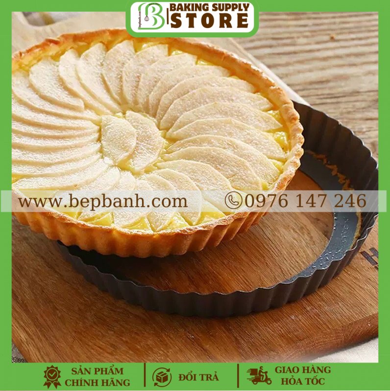 Khuôn bánh tart đáy rời M200 đen