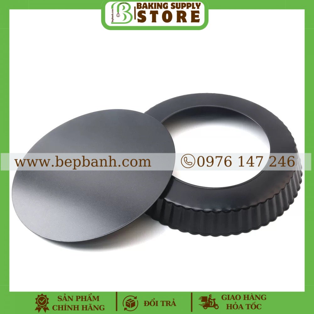 Khuôn bánh tart đáy rời M200 đen