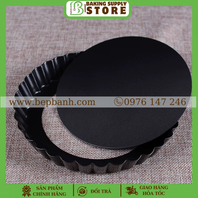 Khuôn bánh tart đáy rời M200 đen