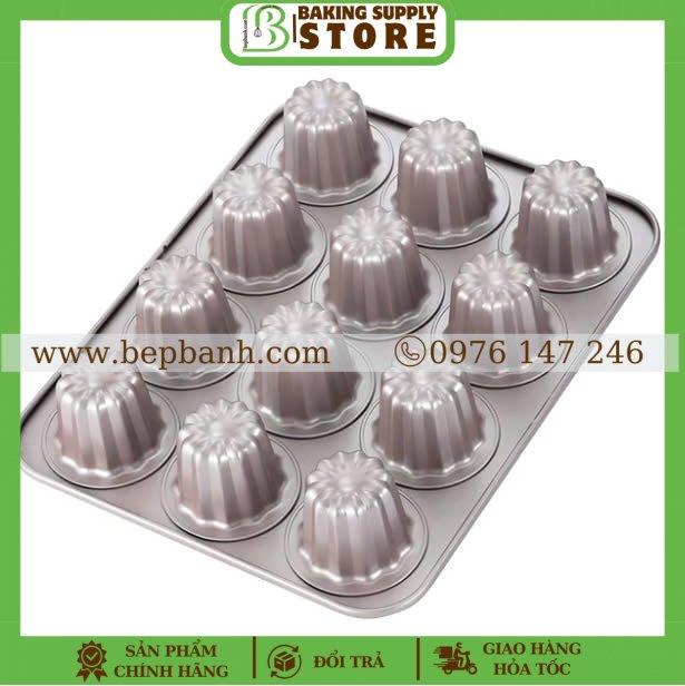 Khuôn cannele 12 lỗ