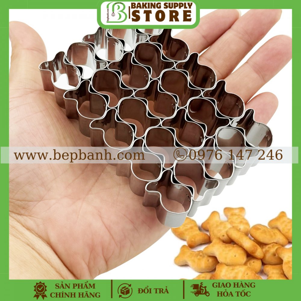 Khuôn nhấn 25 con cá nhỏ