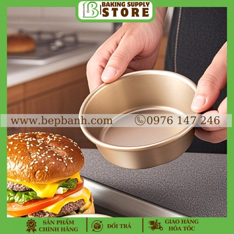 Khuôn tròn burger 4inch Khuôn tròn burger 4inch