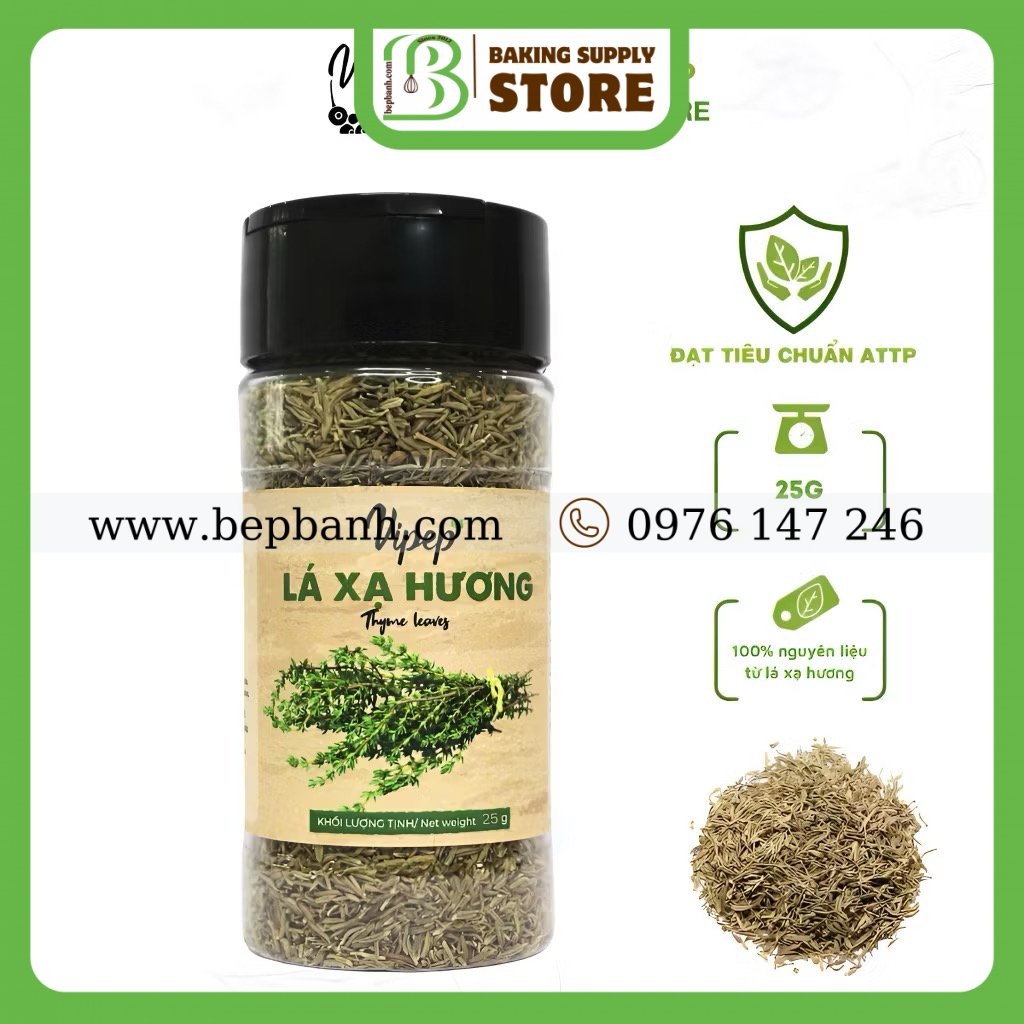 Lá khô Thyme xạ Hương Vipep 25gr