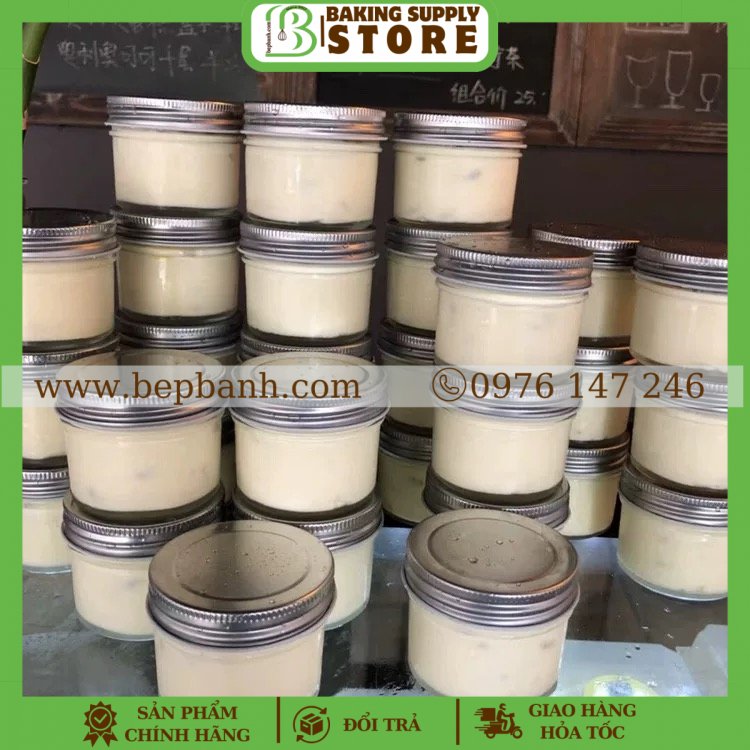 Lốc 6 hũ thuỷ tinh nắp nhôm 100ml