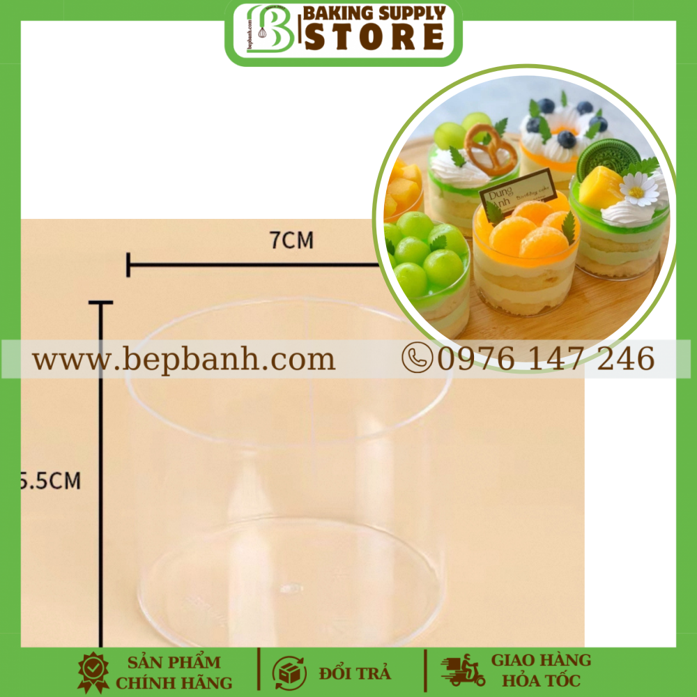 Ly nhựa tròn GD2016 200ml