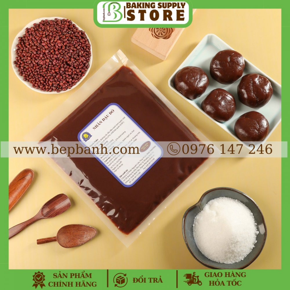 Nhân sên sẵn Phú Thương 1 kg - ĐẬU ĐỎ