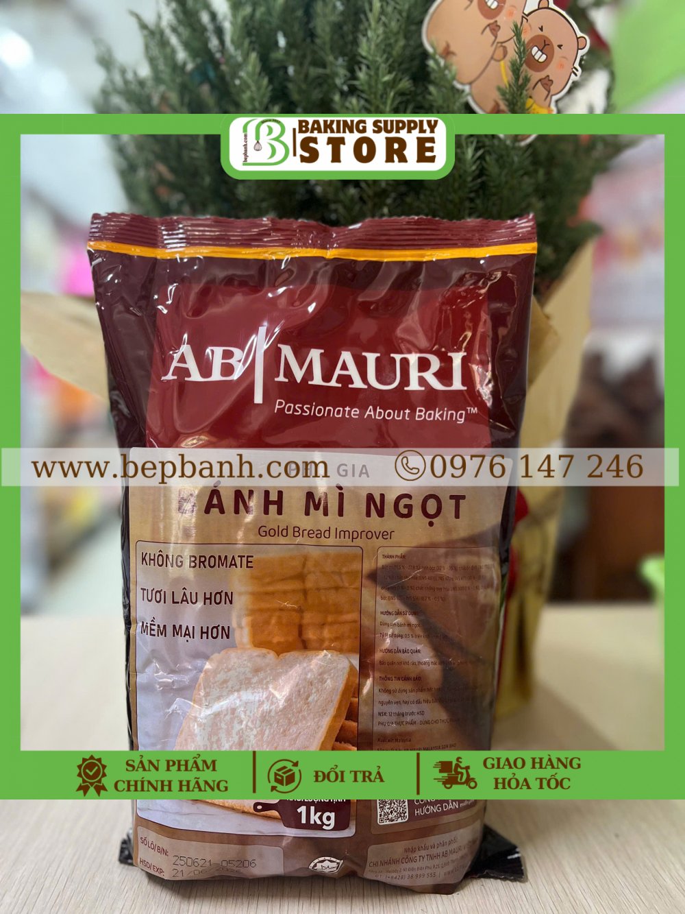 Phụ gia Mauri bánh mì ngọt (không phải là men)