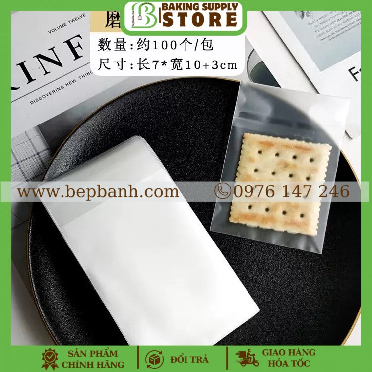 Set 100 túi dán 7x10 mờ Set 100 túi dán 7x10 mờ