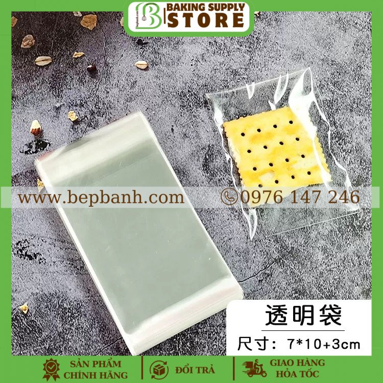 Set 100 túi dán 7x10 trong