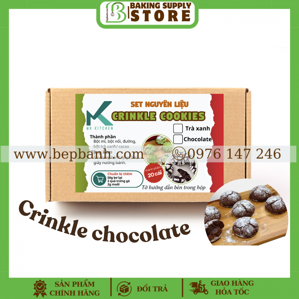 Set MK Crinkle Chocolate