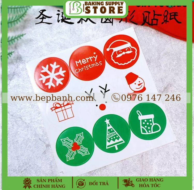 Tem dán 9 giáng sinh 159 Tem dán 9 giáng sinh 159