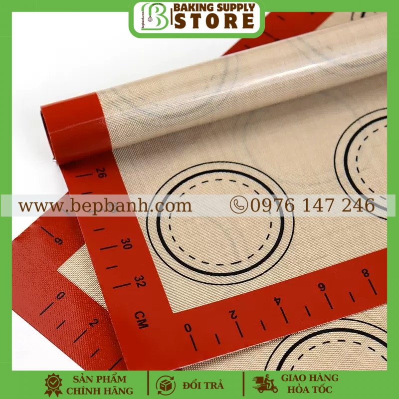 Thảm nướng baking mat 30*40 12 tròn