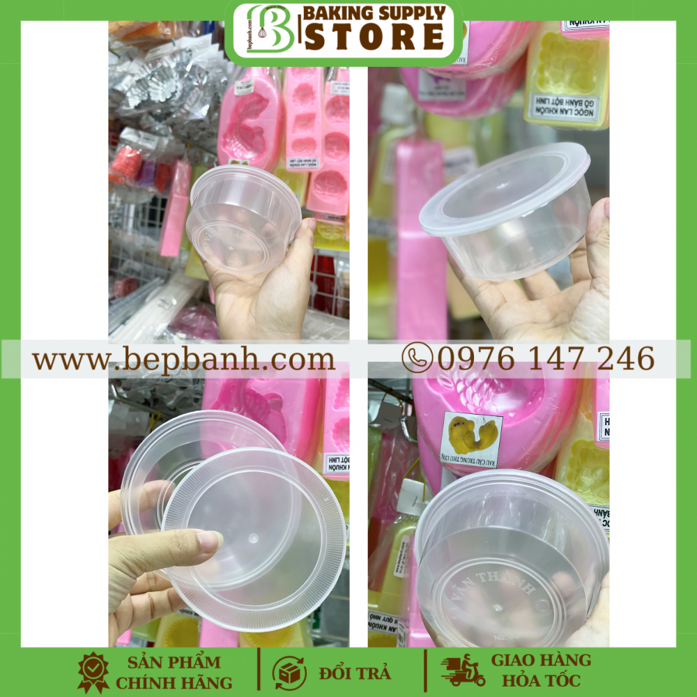 Thố nhựa tròn xôi chè 250ml